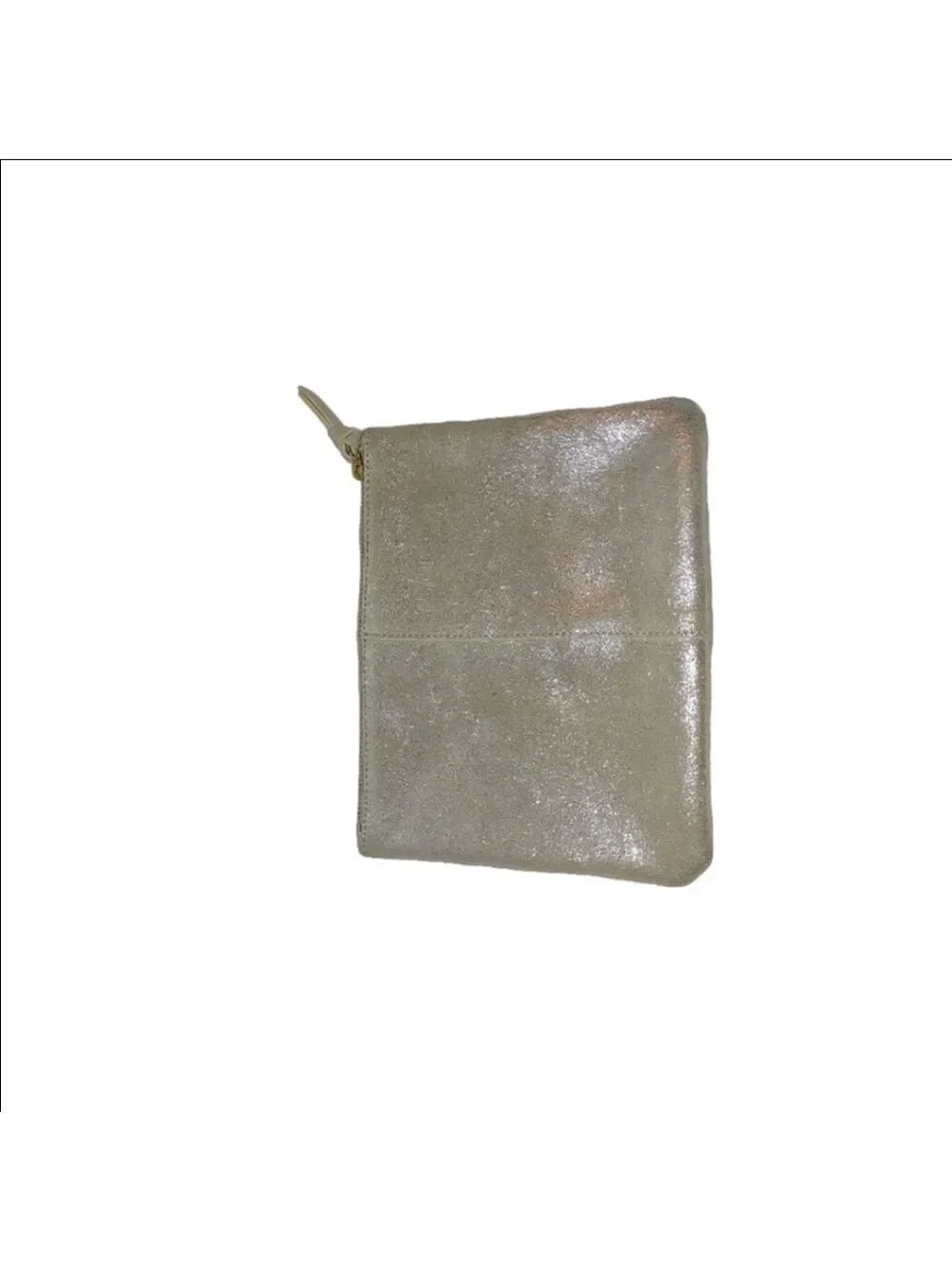Anthropologie Pockets Metallic Organizer Pouch